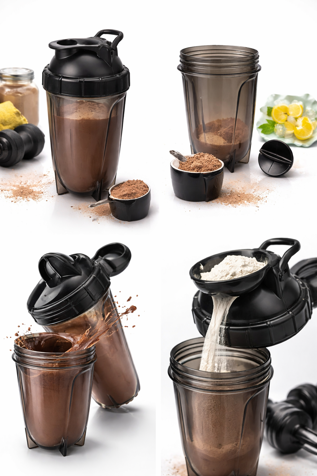 Protein Shaker Bottle with Mixer Ball | Leak-Proof Gym Shaker for Protein & Smoothies